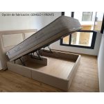 canape tapizado sensation abatible suelo gran capacidad descanso dormitorio