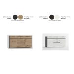acabados colores aparador lara moderno cajones puertas madera nordico tiradores hogar