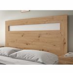 cabezal dormitorio matrimonio gina moderno industrial melamina