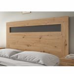 cabezal dormitorio matrimonio gina moderno industrial melamina
