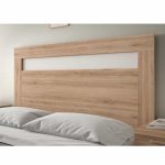 cabezal dormitorio matrimonio gina moderno industrial melamina