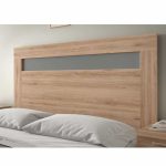 cabezal dormitorio matrimonio gina moderno industrial melamina