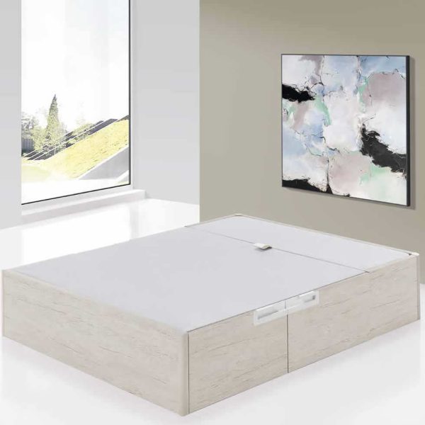 ambiente canape abatible oasis madera cajon dormitorio madera matrimonio descanso juvenil gran capacidad al suelo