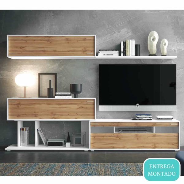 muebles salon composicion moderna ibiza almacenaje melamina