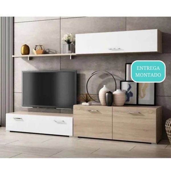 muebles salon composicion moderna milian melamina