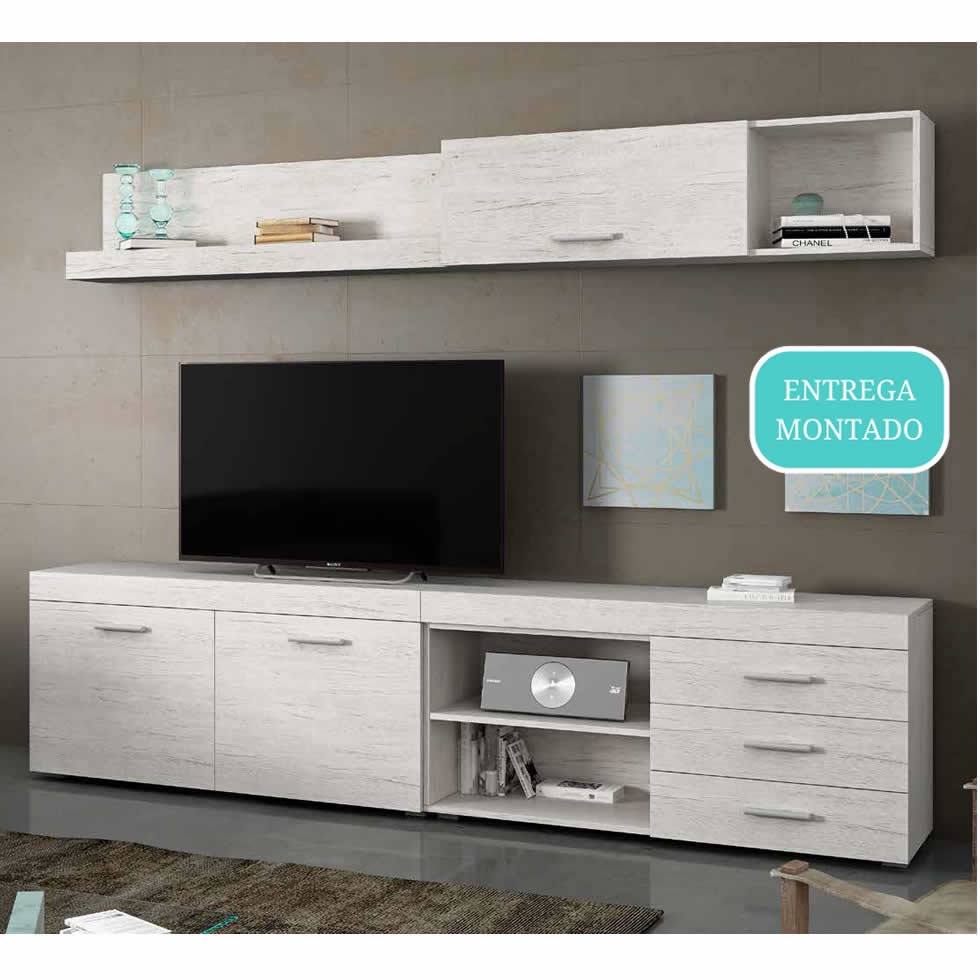 390 composición silence 240cm color nordic entrega montado.980x980img mueble composicion salon comedor silence mderno melamina