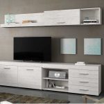 mueble salon moderno composicion silence melamina almacenaje tiradores comedor alta calidad