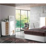 detalle dormitorio moderno sunny cabezal mesitas noche sinfonier espejo dormitorio