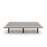base tapizado bremen dormitorio patas metálicas perfilada descanso