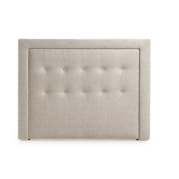 cabezal tapizado moderno aloe botones descanso dormitorio