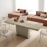 mesa centro comedor elevable extensible electrica elegant melamina home elegant