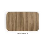 forma tapa ovalada mesa centro comedor elegant elevable electrica extensible