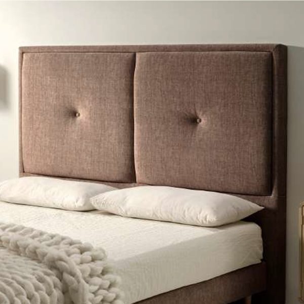 detalle cabezal tapizado tiffany moderno descanso dormitorio