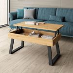 mesa centro elevable madera lorenca hogar moderna nordica