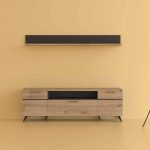 mueble salon comedor moderno vivar madera patas hogar ramis