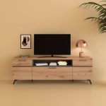 mueble salon tv patas nordico moderno madera vivar moderno