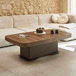 Mesa Elevable de centro comedor eléctrica Elegant 120x75cm