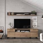 mueble salon moderno nordico patas vito cajones puerta hogar madera ramis